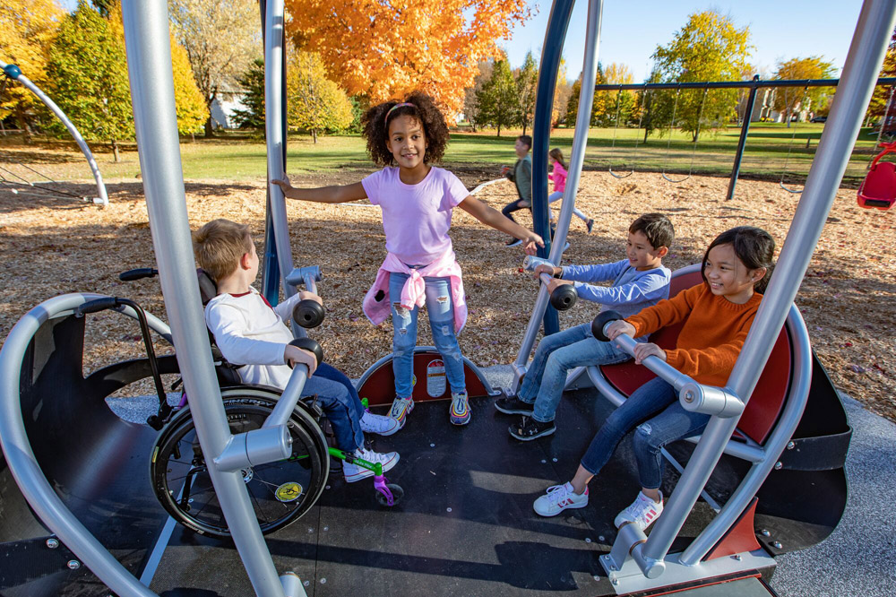 Wheelchair Swing at Recreation Park